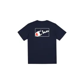 Vyriški marškinėliai su trumpomis rankovėmis Champion CHAMPION SS TEE 220775 NNY Tamsiai mėlyna