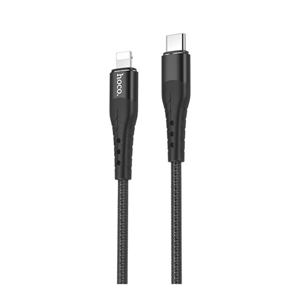 USB cable Hoco U64 PD Type-C to Lightning black