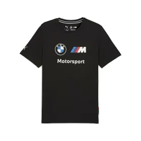 Vīriešu Krekls ar Īsām Piedurknēm Puma BMW MMS ESS LOGO TEE 632358 01 Melns