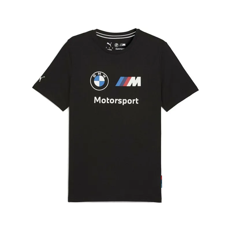 Men’s Short Sleeve T-Shirt Puma BMW MMS ESS LOGO TEE 632358 01 Black
