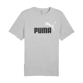 Men’s Short Sleeve T-Shirt Puma ESS 2 COLOR No. 1 Logo Tee C/O 684708 04 Grey