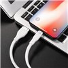 USB kabelis Hoco U72 Lightning 1.2m silikoninis baltas