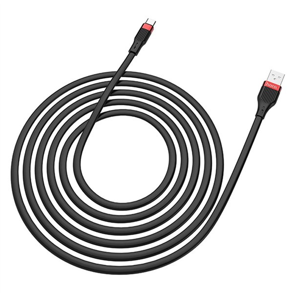 USB cable Hoco U72 Type-C 1.2m silicone black