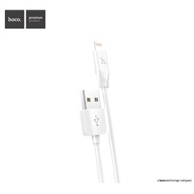 USB kabelis Hoco X1 microUSB 2.0m baltas
