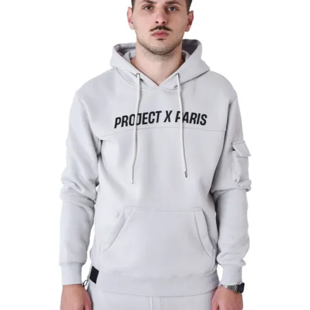 Miesten huppari Project X Paris PROJECT SWEAD&HOODIE 2522058 LS Harmaa