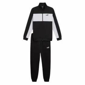 Tracksuit for Adults Puma POLY COLORBLOCK SUIT 687304 01 Black Men