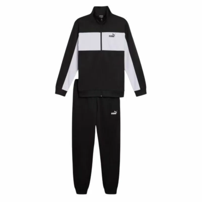 Tracksuit for Adults Puma POLY COLORBLOCK SUIT 687304 01 Black Men