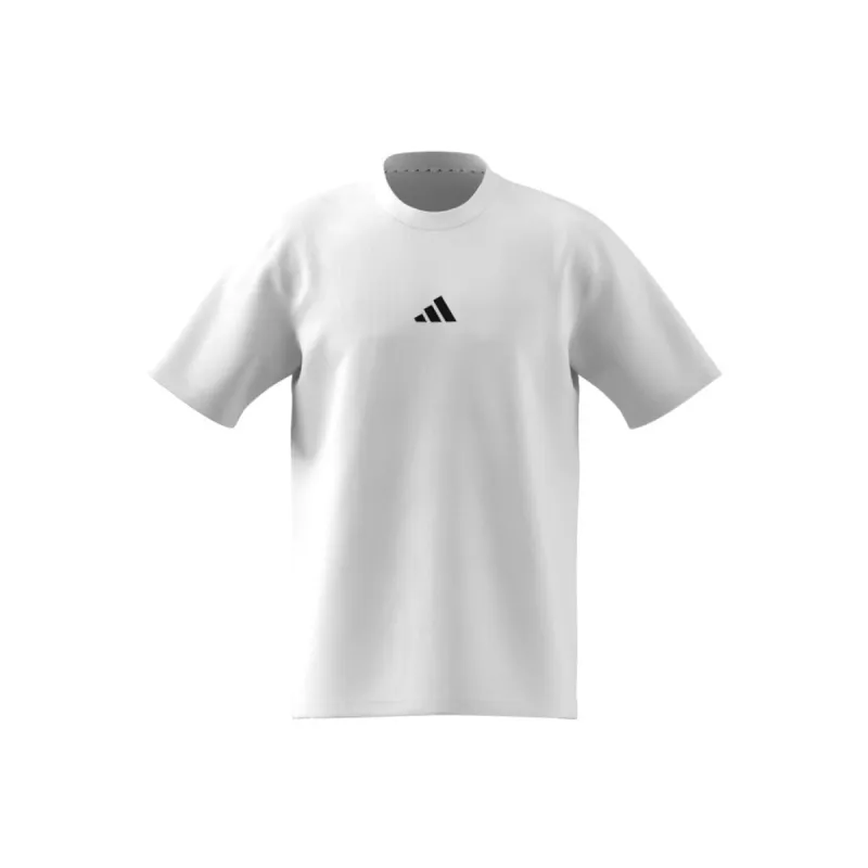 Vīriešu Krekls ar Īsām Piedurknēm Adidas M SL SJ T JF1092 Balts
