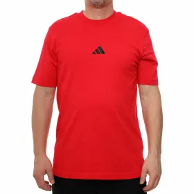 Men’s Short Sleeve T-Shirt Adidas M SL SJ T JF1095 Red