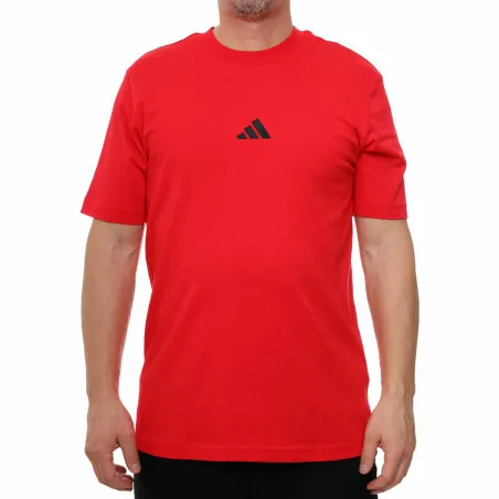 Men’s Short Sleeve T-Shirt Adidas M SL SJ T JF1095 Red