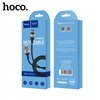 USB kabelis Hoco X26 Type-C 1.0m juodas-auksinis