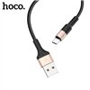 USB kabelis Hoco X26 Type-C 1.0m juodas-auksinis