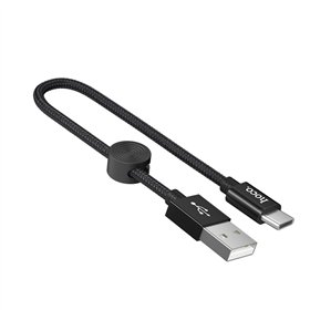 USB kabelis Hoco X35 Type-C 0.25m juodas