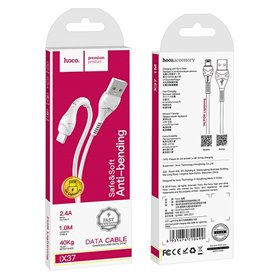 USB cable Hoco X37 Cool Power Lightning 1.0m white