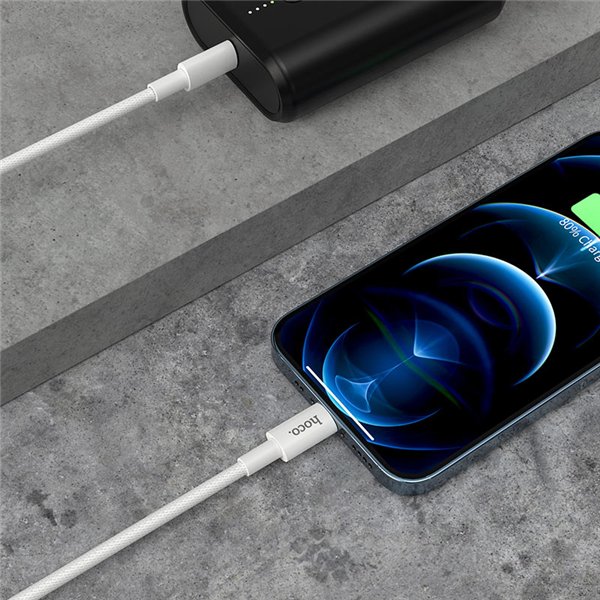 USB cable Hoco X56 PD Type-C to Lightning 1.0m white