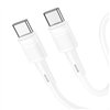 USB cable Hoco X83 60W Type-C to Type-C 1.0m white