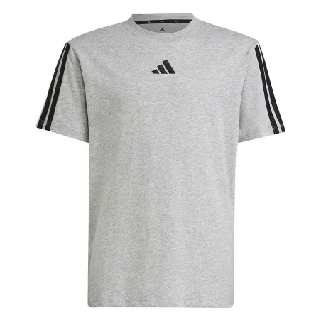 Child's Short Sleeve T-Shirt Adidas J 3S TEE 160 JD6486 Grey