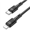 USB kabelis Hoco X83 PD20W Type-C to Lightning 1.0m juodas