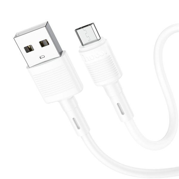 USB cable Hoco X83 USB-A to MicroUSB 1.0m white