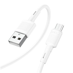 USB cable Hoco X83 USB-A to MicroUSB 1.0m white