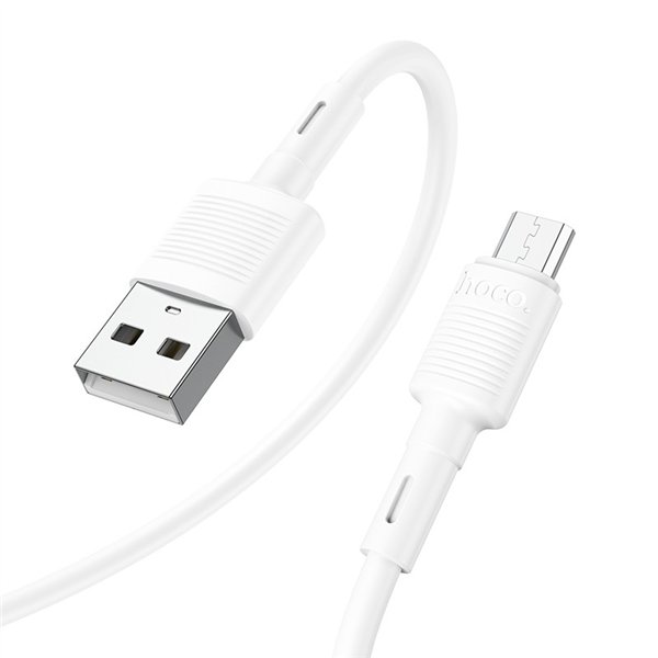 USB cable Hoco X83 USB-A to MicroUSB 1.0m white