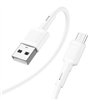 USB cable Hoco X83 USB-A to MicroUSB 1.0m white
