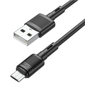 USB cable Hoco X83 USB-A to MicroUSB 1.0m black