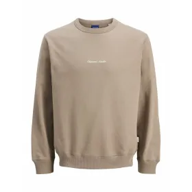 Vyriškas džemperis be gobtuvo Jack & Jones JORNORREBRO EMB SWEAT CREW NOOS 12282893 Ruda