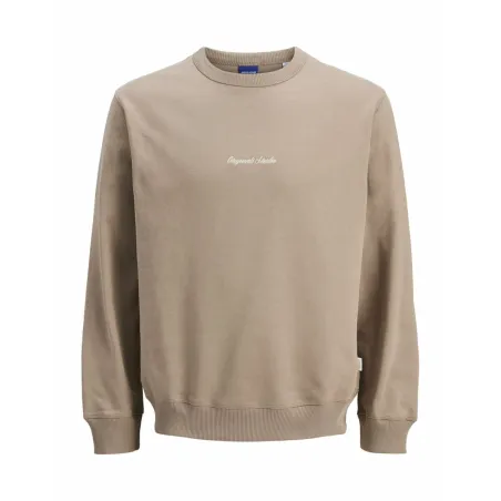 Vyriškas džemperis be gobtuvo Jack & Jones JORNORREBRO EMB SWEAT CREW NOOS 12282893 Ruda