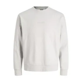 Men’s Sweatshirt without Hood Jack & Jones JCOSTANCE SWEAT CREW NECK 12282821 Grey