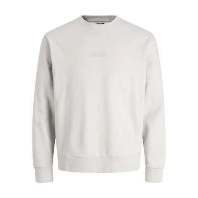 Men’s Sweatshirt without Hood Jack & Jones JCOSTANCE SWEAT CREW NECK 12282821 Grey