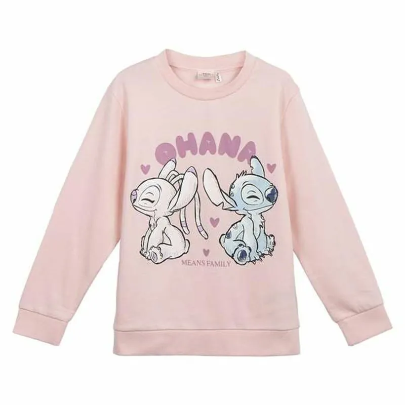 Детская толстовка Stitch Розовый