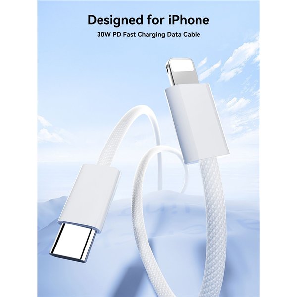 USB cable Joyroom S-A45 USB-C to Lightning 30W 1.2m white