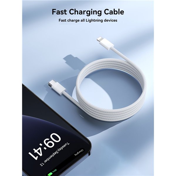 USB cable Joyroom S-A45 USB-C to Lightning 30W 1.2m white