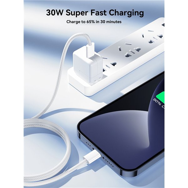 USB cable Joyroom S-A45 USB-C to Lightning 30W 1.2m white