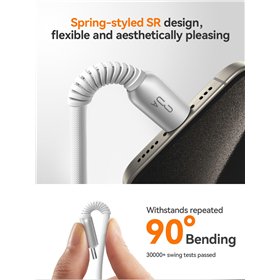 USB cable Joyroom S-A51 USB-A to Lightning 3A 1.2m light gray