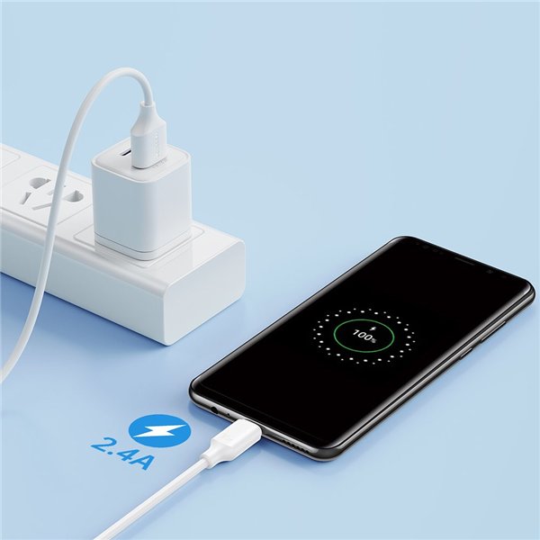 USB cable Joyroom S-UM018A9 USB to MicroUSB 2.4A 1.0m white