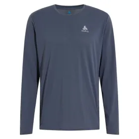 Vyriški marškinėliai su ilgomis rankovėmis Odlo Neck L/S Zeroweight Chill-T Mėlyna