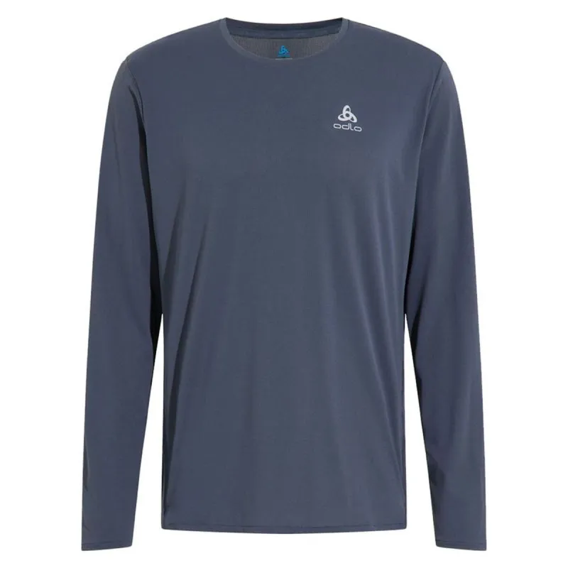 Vyriški marškinėliai su ilgomis rankovėmis Odlo Neck L/S Zeroweight Chill-T Mėlyna