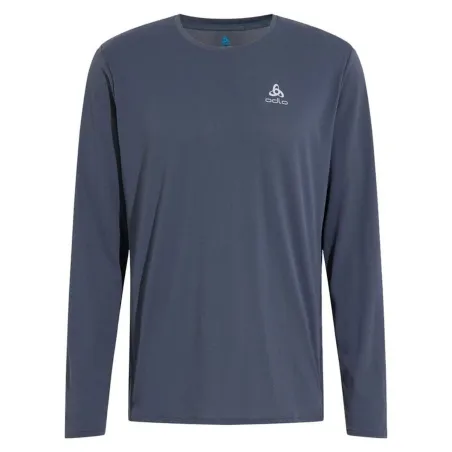 Vyriški marškinėliai su ilgomis rankovėmis Odlo Neck L/S Zeroweight Chill-T Mėlyna