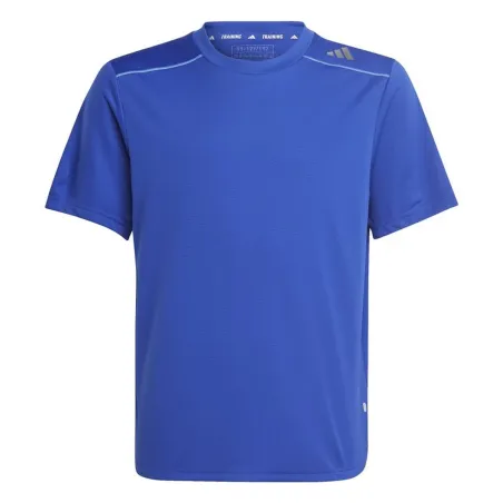 Krekls ar Īsām Piedurknēm Bērniem Adidas Aeroready Zils