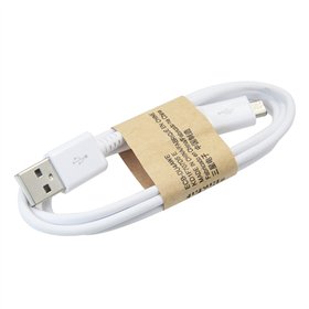 USB cable microUSB white HQ, 1.0m