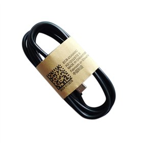 USB cable microUSB black HQ, 1.0m