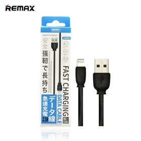 USB cable Remax RC-134i Lightning 2.1A black 1.0m