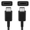 USB kabelis Samsung EP-DA705BBE 25W 3A Type-C-Type-C 1.0m juodas