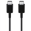 USB kabelis Samsung EP-DA705BBEGWW Type-C-Type-C 1.0m juodas