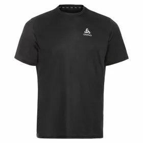 Men’s Short Sleeve T-Shirt Odlo Essentials Flyer Black