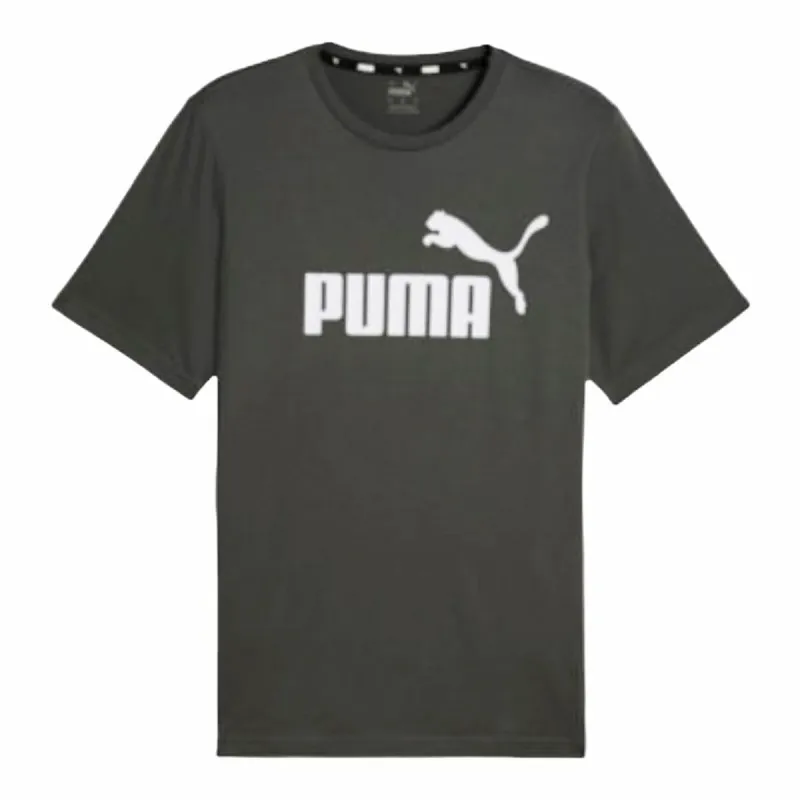 Men’s Short Sleeve T-Shirt Puma Essentials Grey