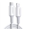 USB cable Ugreen US171 MFi USB-C to Lightning 3A 1.0m white