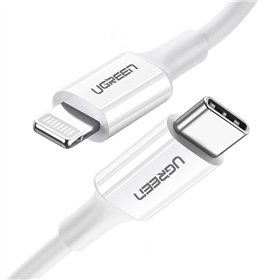 USB cable Ugreen US171 MFi USB-C to Lightning 3A 1.0m white